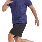 5 Pack Men's Dry Fit T Shirts, Athletic Running Gym Workout Short Sleeve Tee Shirts for Men